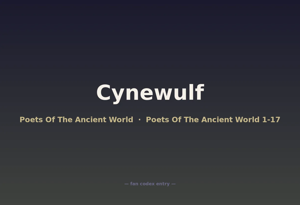 Cynewulf
